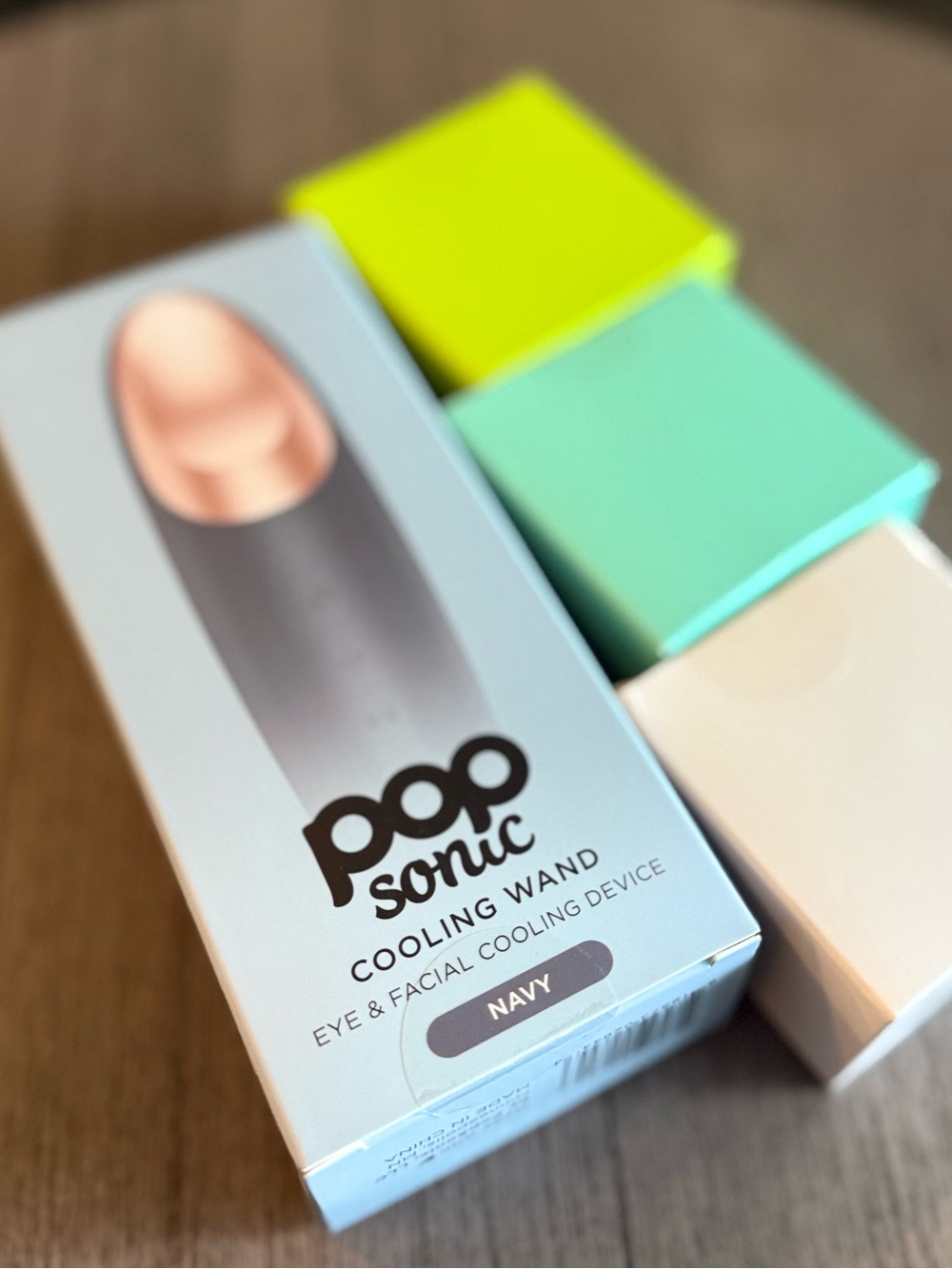Pop Sonic Beauty Bundle | Cooling Wand + 3 Mini Ice Rollers | NIB